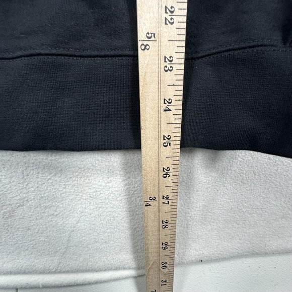 American Giant Jacket Womens XL Black Full Zip Mock Neck Sweatshirt Made USA - Picture 10 of 12